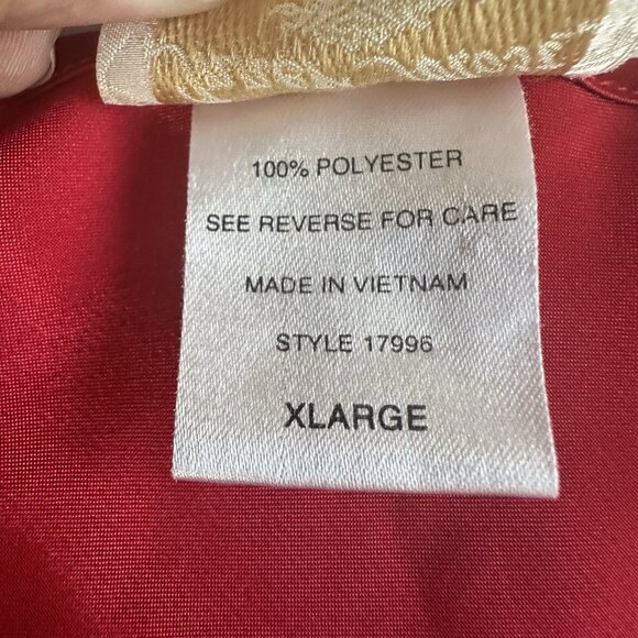 Inner‎ Most Nightgown Lingerie Chemise Size XL Red Satin Embroidered HEARTS Y2K - Picture 7 of 12